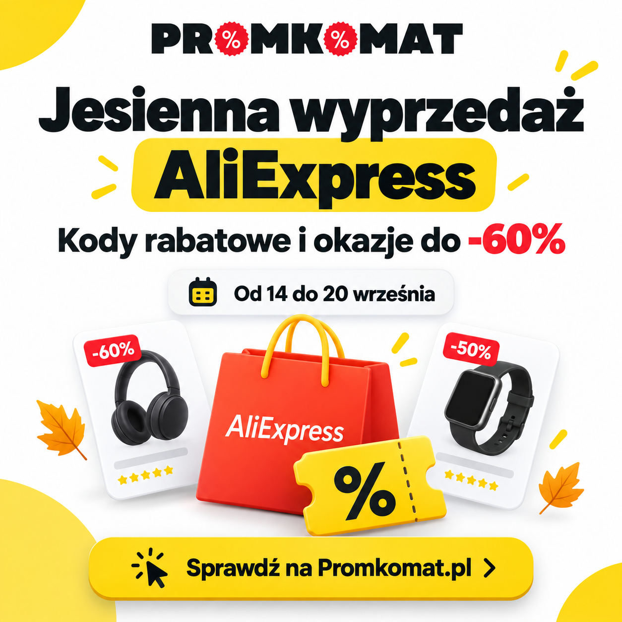 🍂 Jesienna wyprzedaż AliExpress 2026!