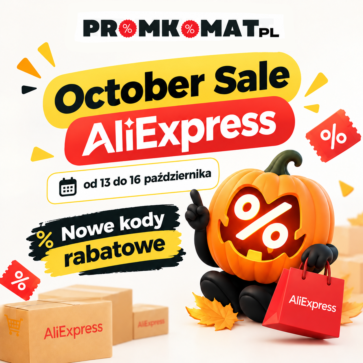 🎃 October Sale – październikowa wyprzedaż AliExpress!