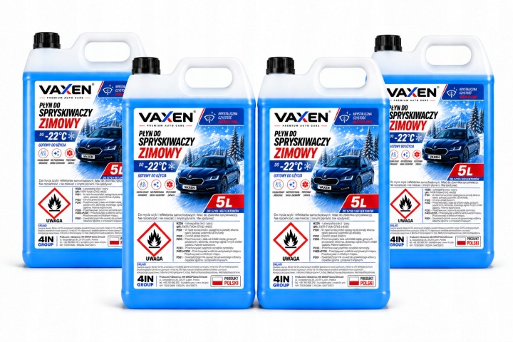 VAXEN zimowy płyn do spryskiwaczy 20 l, do -22°C