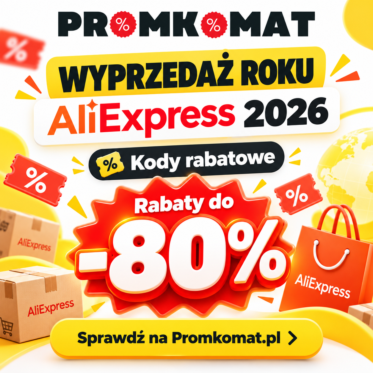 Kody, kupony rabatowe AliExpress Listopad - Wyprzedaż roku