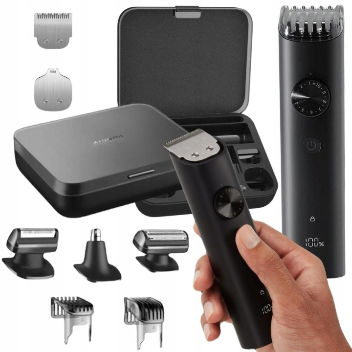 Xiaomi Grooming Kit Pro – bezprzewodowy trymer do brody i włosów z wymiennymi głowicami