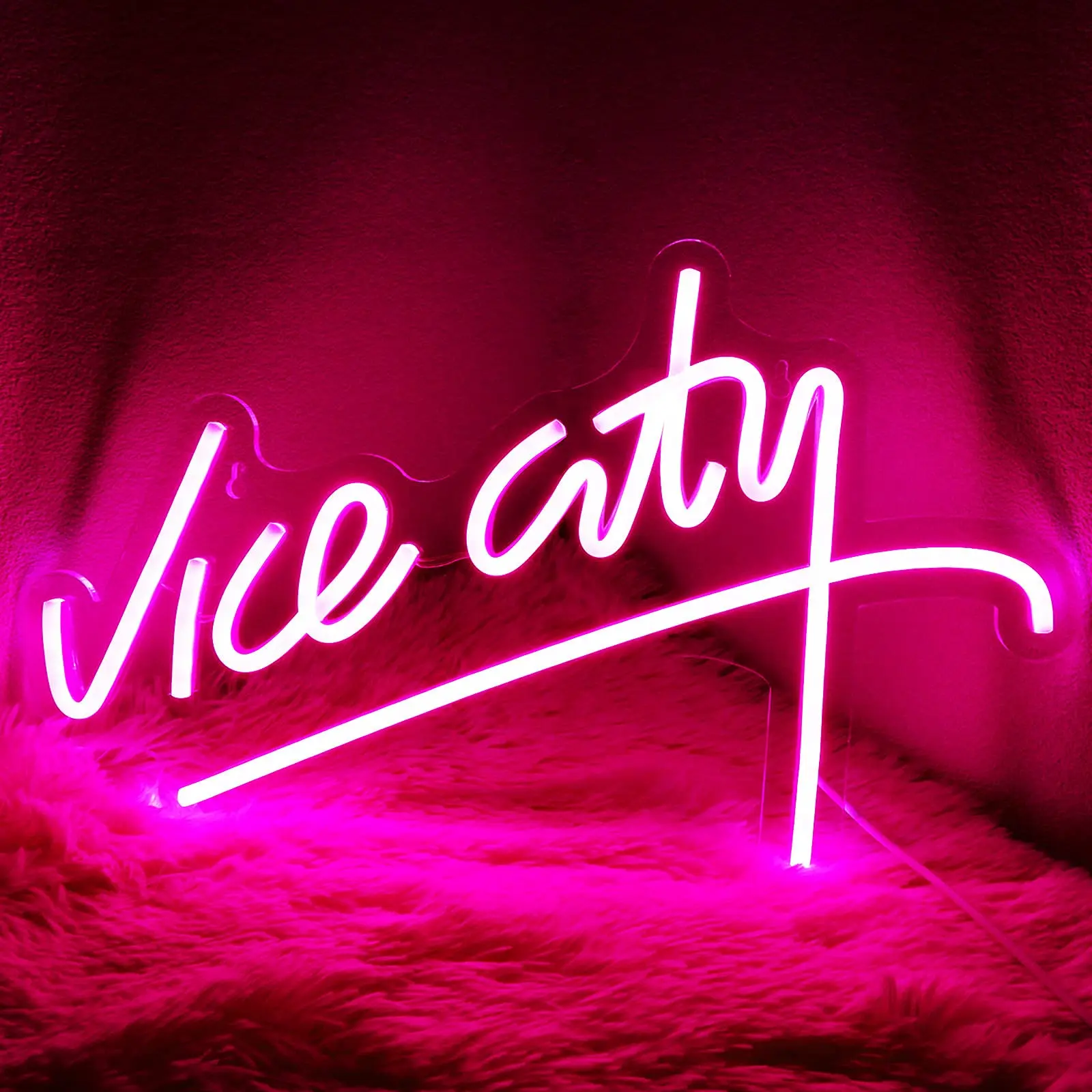 Konfigurowalny neon LED USB do dekoracji ściany