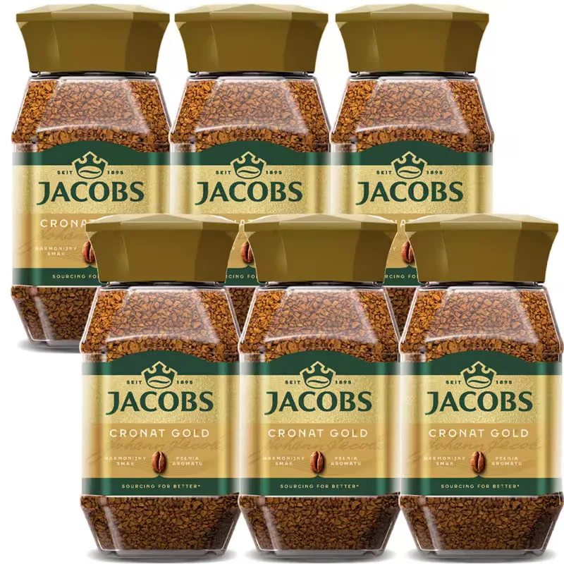 Kawa rozpuszczalna Jacobs Cronat Gold 6x200g - bardzo dobra cena! ☕🔥