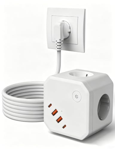 AIVONTE listwa zasilająca 8 w 1 z USB-C 20 W