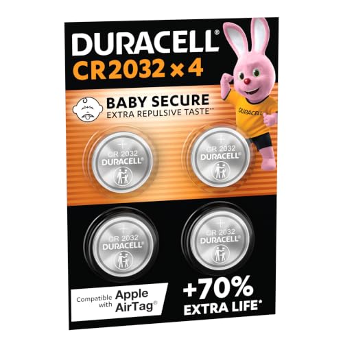 Duracell CR2032 – baterie litowe 3 V, 4 sztuki z Baby Secure