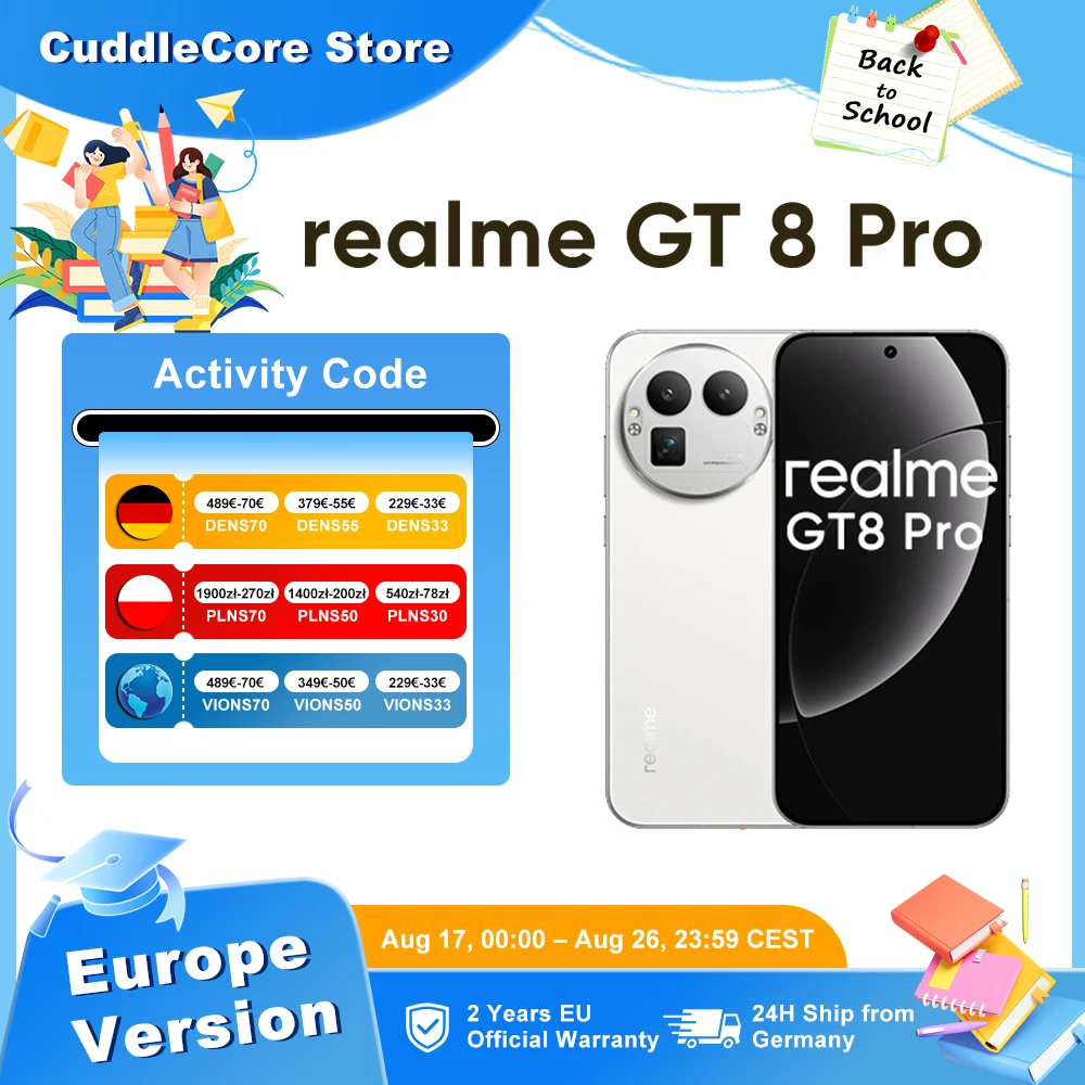 realme GT 8 Pro 5G ze Snapdragon 8 Elite Gen 5 i teleobiektywem 200 MP