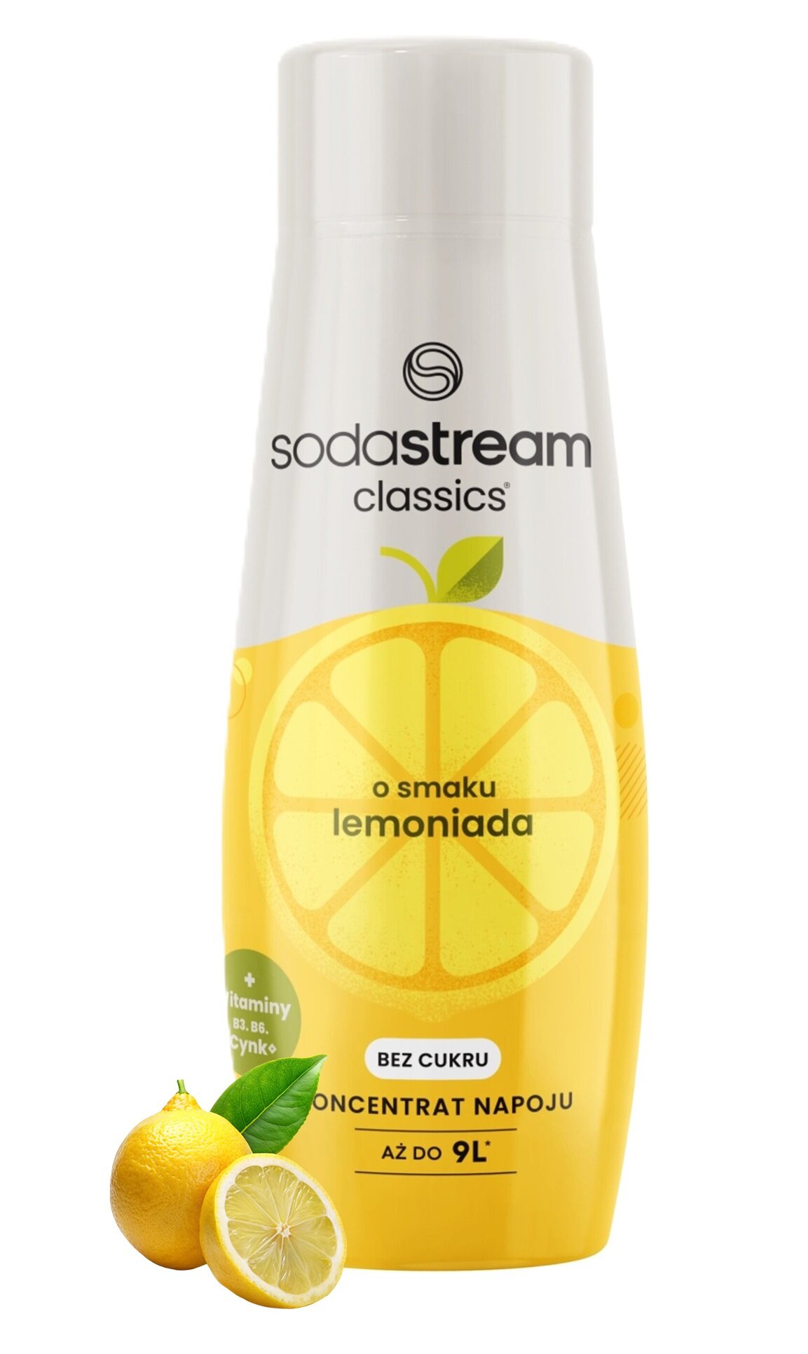 SodaStream Lemon syrop cytrynowy bez cukru 440 ml – krótki termin