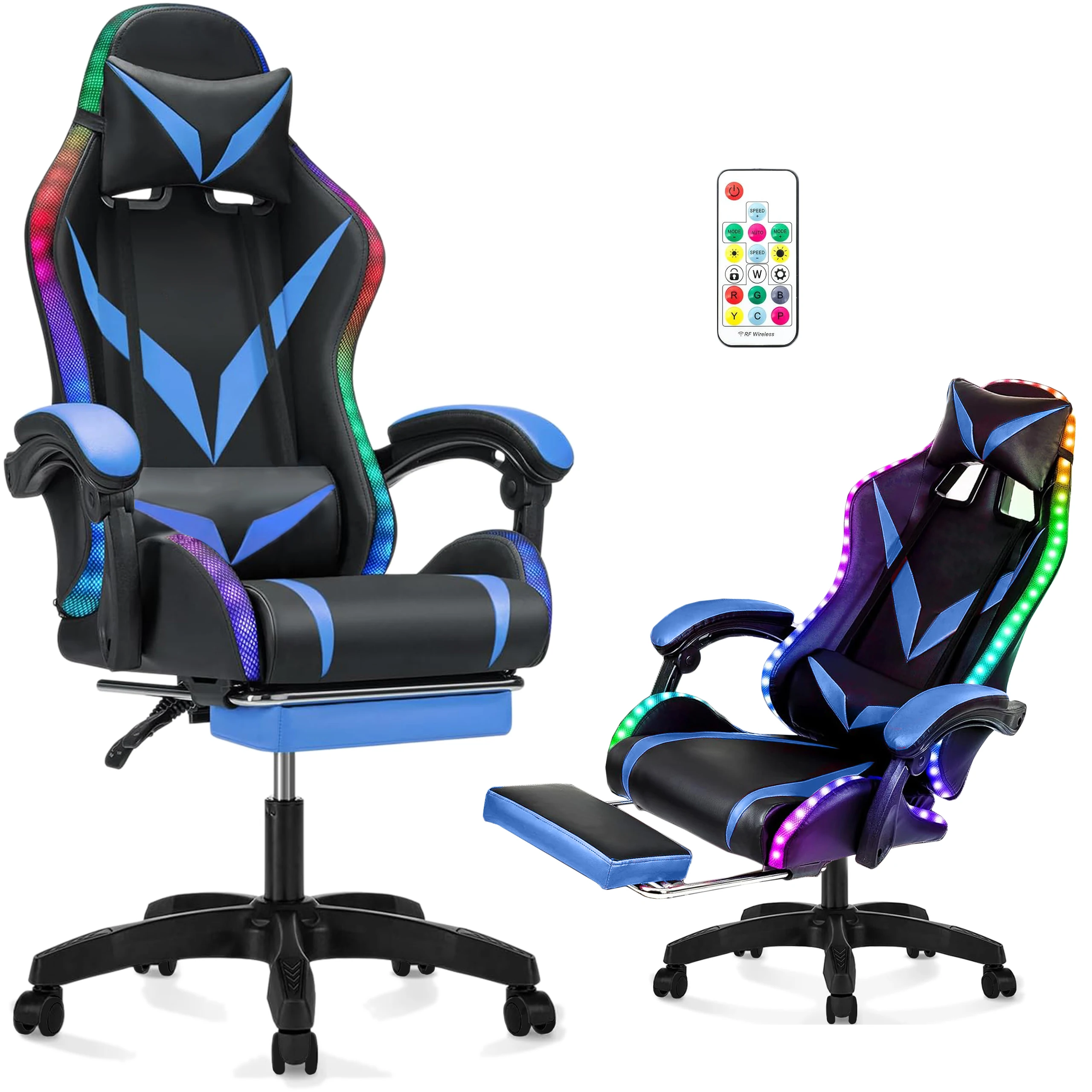 Fotele gameingowe z podświetleniem RGB!