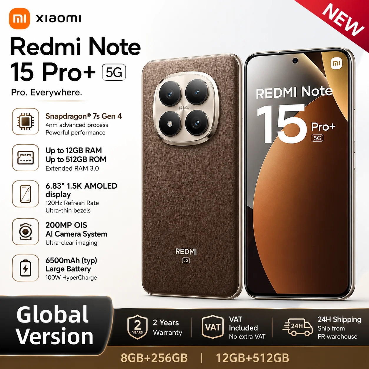 Xiaomi Redmi Note 15 Pro+ 5G 8/256 GB