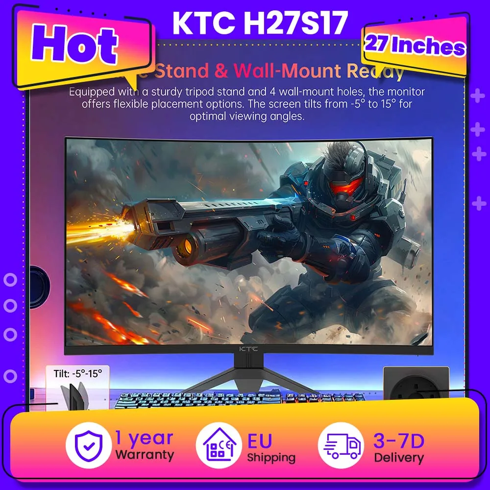 Monitor gamingowy KTC H27S17 27" QHD 180Hz!
