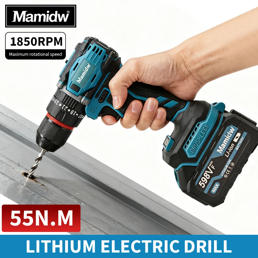 Wiertarko-wkrętarka 55 Nm do akumulatorów Makita 18V