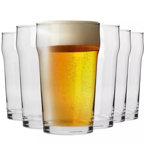 KROSNO Mixology Nonic szklanki do piwa 6 × 500 ml