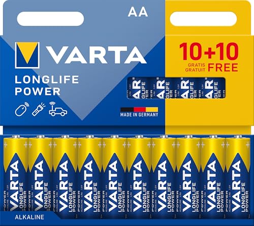Varta Longlife Power baterie alkaliczne AA 1,5 V 20 szt.