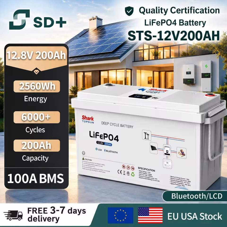 SANDISOLAR LiFePO4 12,8V 200Ah 2560Wh