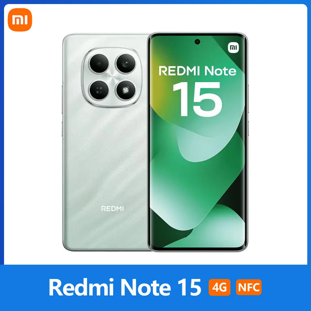 Xiaomi Redmi Note 15 4G 6/128 GB smartfon AMOLED 120 Hz z aparatem 108 MP