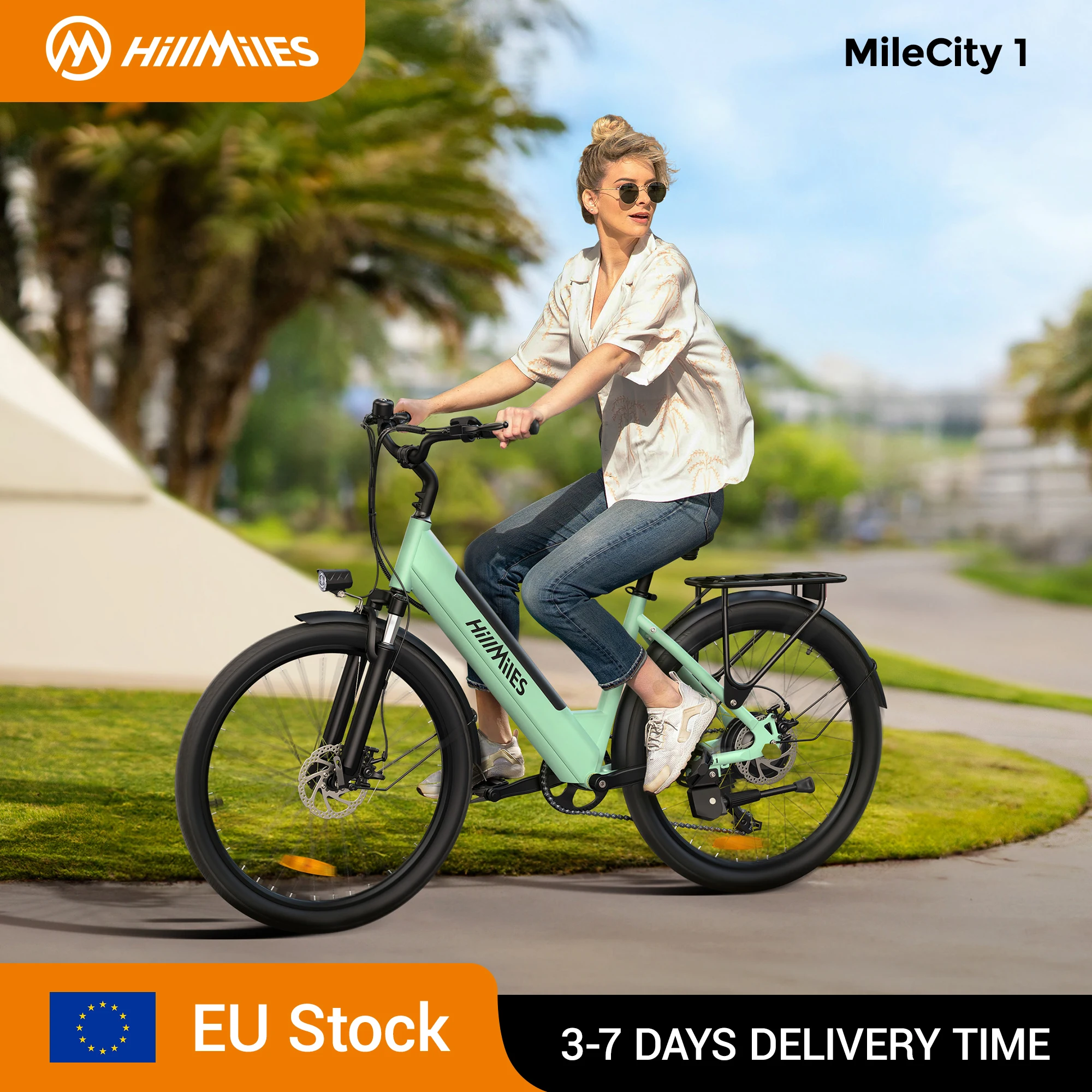 Rower elektryczny Hillmiles MileCity 1 26" 🔥 – 1886 zł