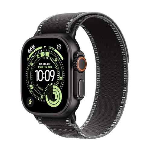 Apple Watch Ultra 3 GPS + Cellular 49 mm tytan czarny z paskiem Trail Loop S/M