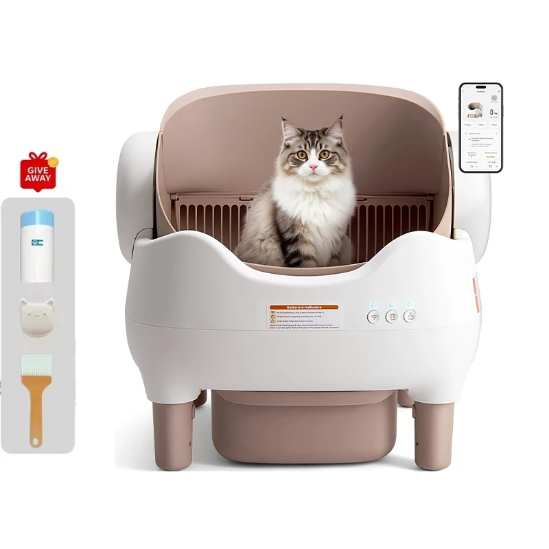 Automatyczna kuweta dla kota MIAOERDUO 76L z aplikacją na telefon 🔥🐱