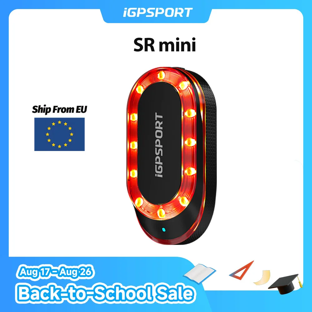 Radar rowerowy iGPSPORT SRmini z tylną lampką!