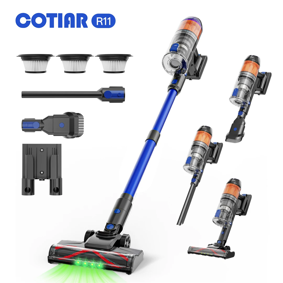 Odkurzacz bezprzewodowy COTIAR R11 500W 50000Pa 🔥 – 197 zł