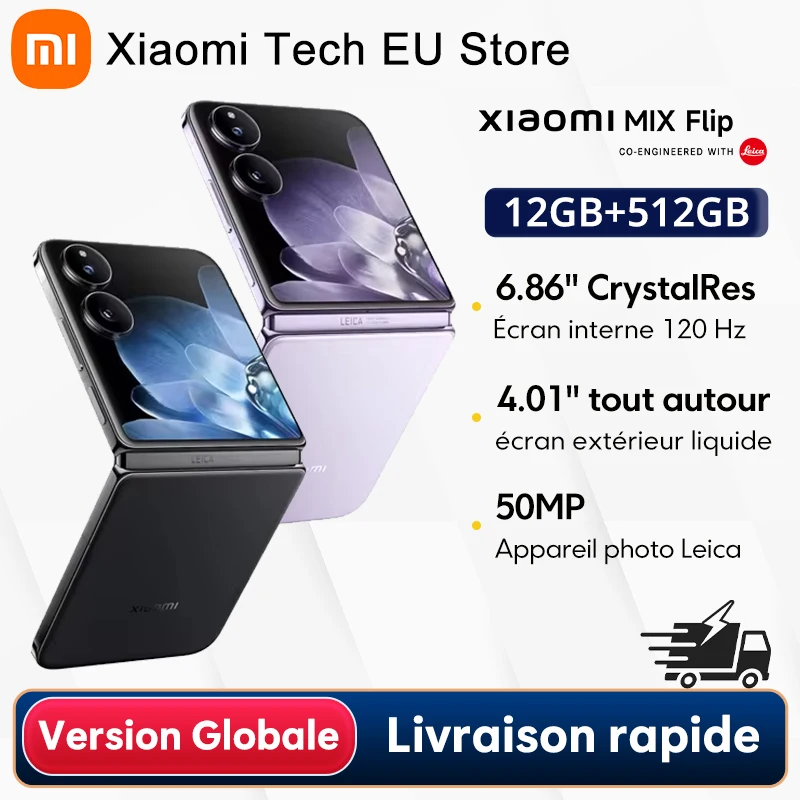 Xiaomi MIX Flip 12/512GB – składany flagowiec z aparatami Leica!