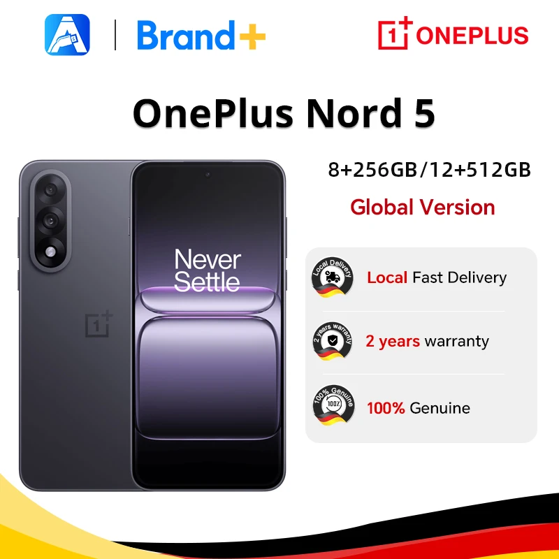 OnePlus Nord 5 5G 8/256 GB Snapdragon 8s Gen 3