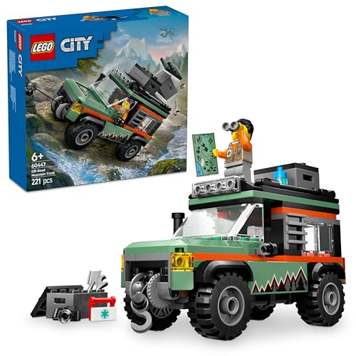 LEGO City 60447 Górska ciężarówka terenowa 4x4 z wyciągarką