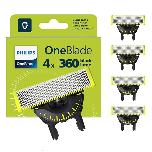 Oryginalne ostrza Philips OneBlade 360 QP440/50 – zestaw 4 sztuk!