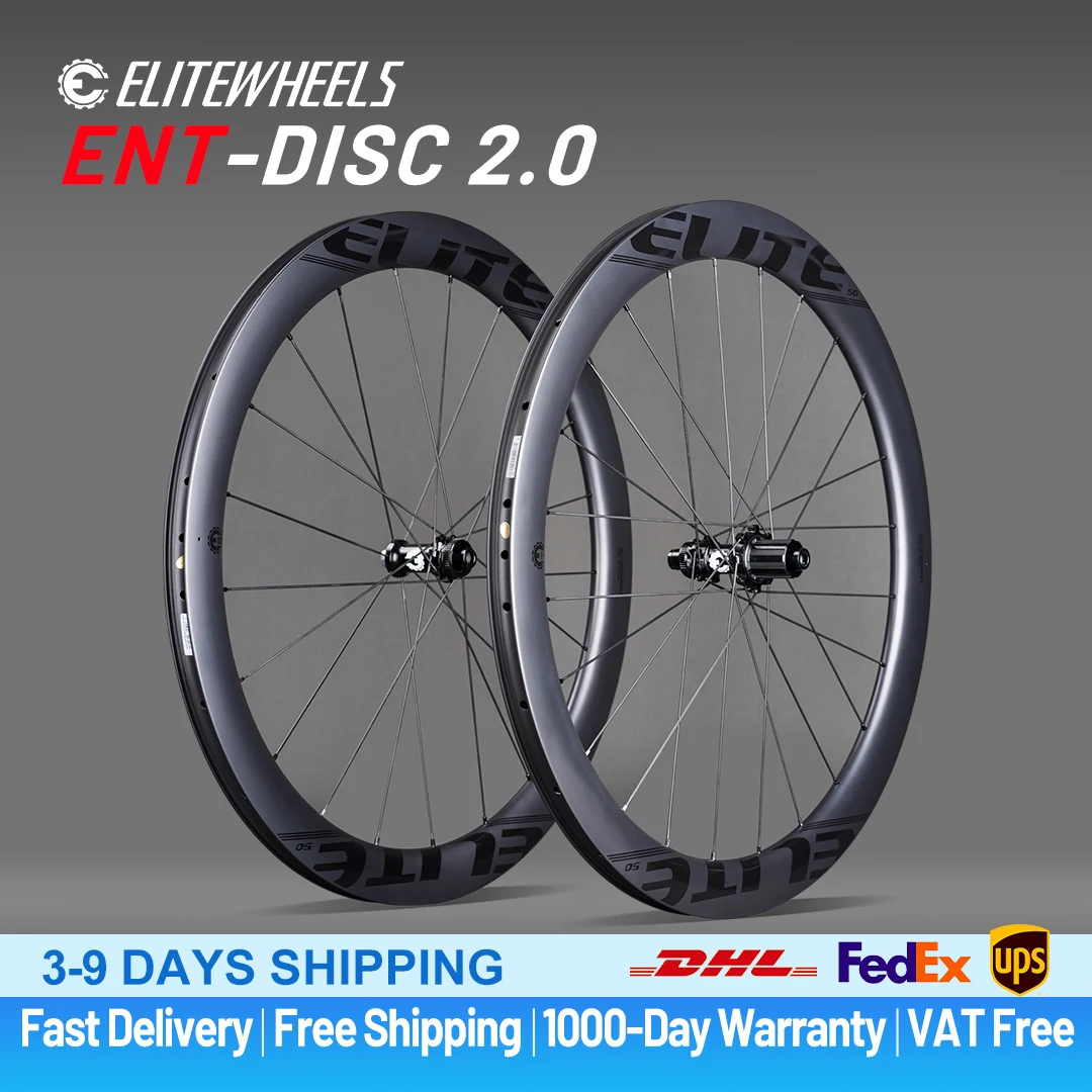 ELITEWHEELS ENT 2.0 karbonowe koła szosowe 700C Center Lock