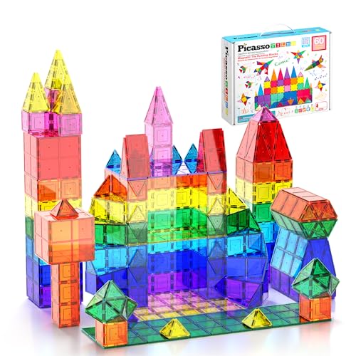 PicassoTiles PT60 – 60 klocków magnetycznych