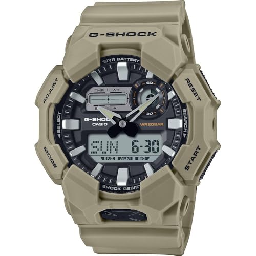 Casio G-Shock GA-010-5AER zegarek męski analogowo-cyfrowy 200 m