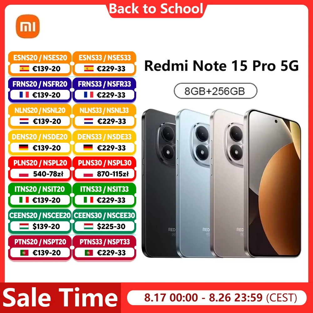 Xiaomi Redmi Note 15 Pro 5G 8/256GB - bardzo dobra cena! 🔥