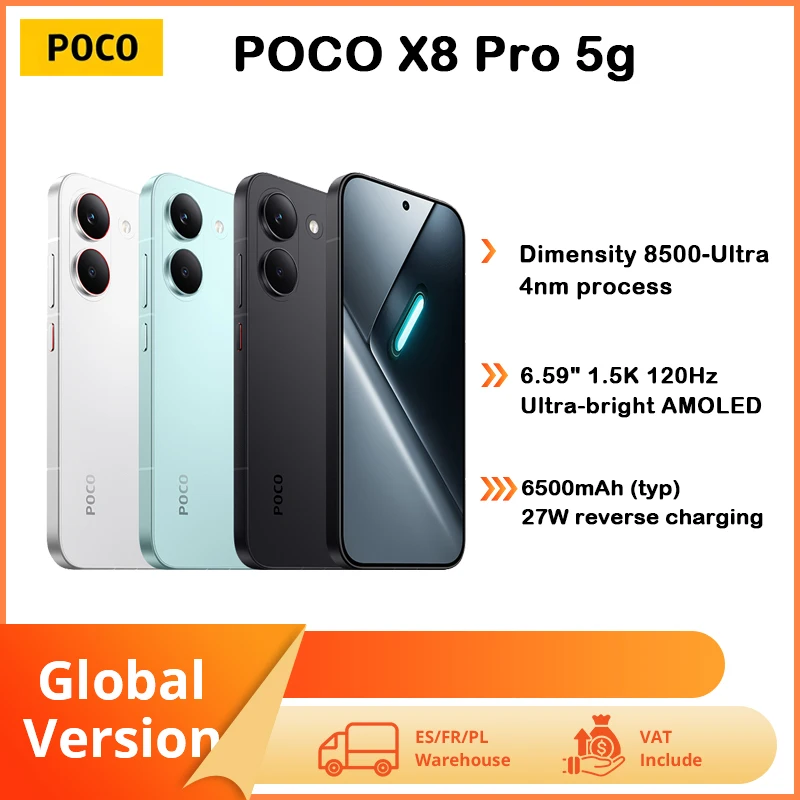 POCO X8 Pro 5G 8/256GB z Dimensity 8500-Ultra 📱🔥