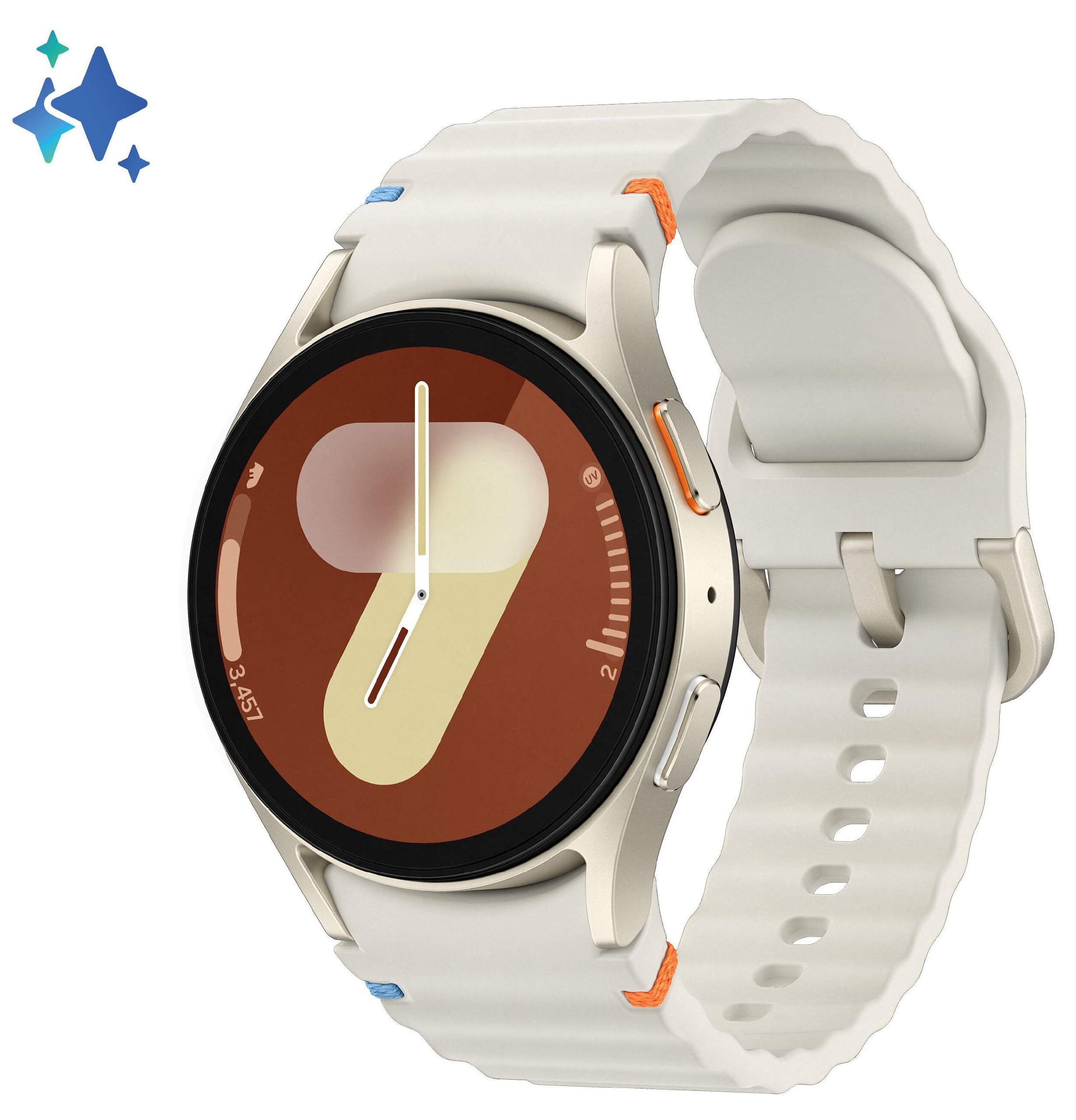 Samsung Galaxy Watch7 40 mm smartwatch AMOLED GPS Cream