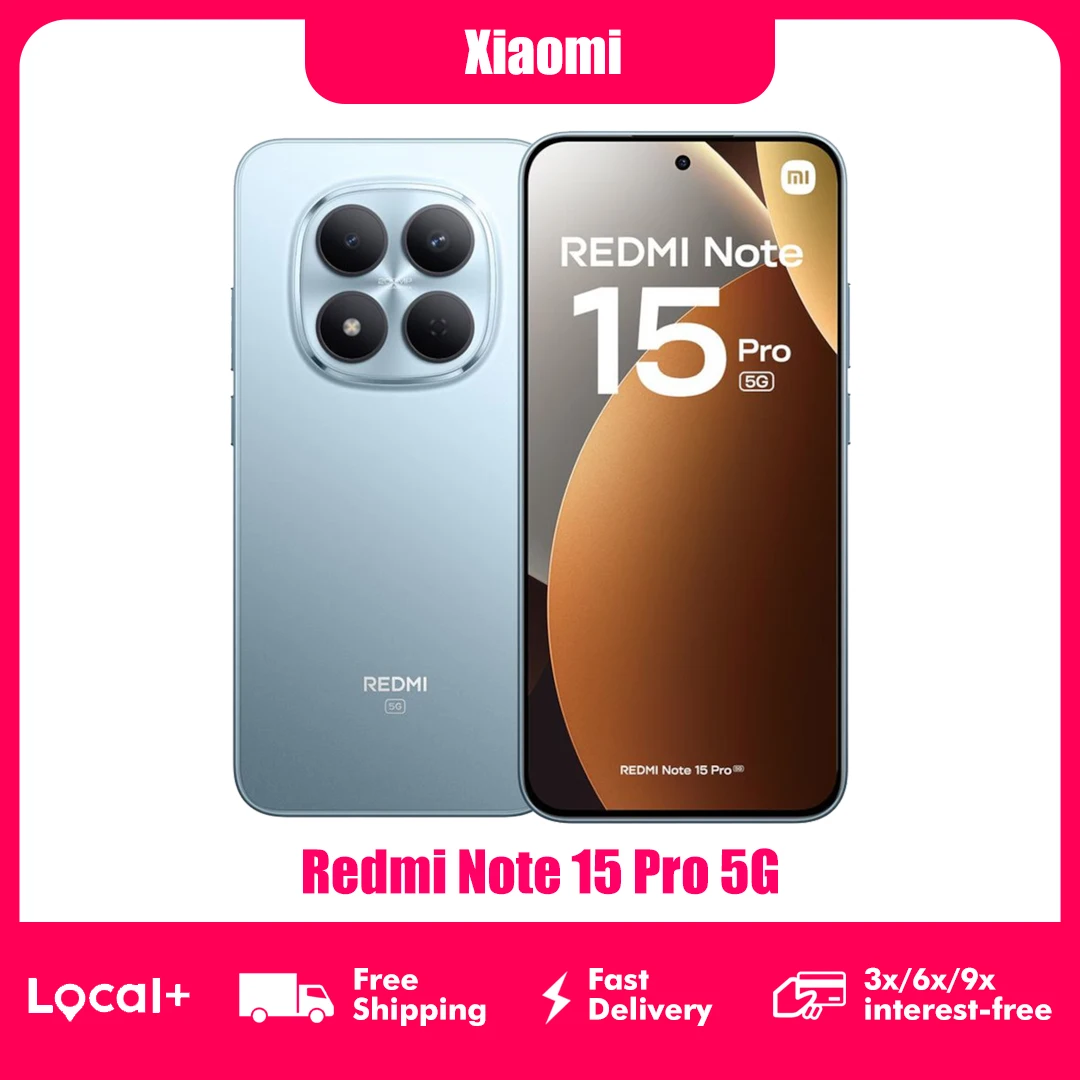 Xiaomi Redmi Note 15 Pro 5G smartfon z AMOLED 120 Hz i aparatem 200 Mpix