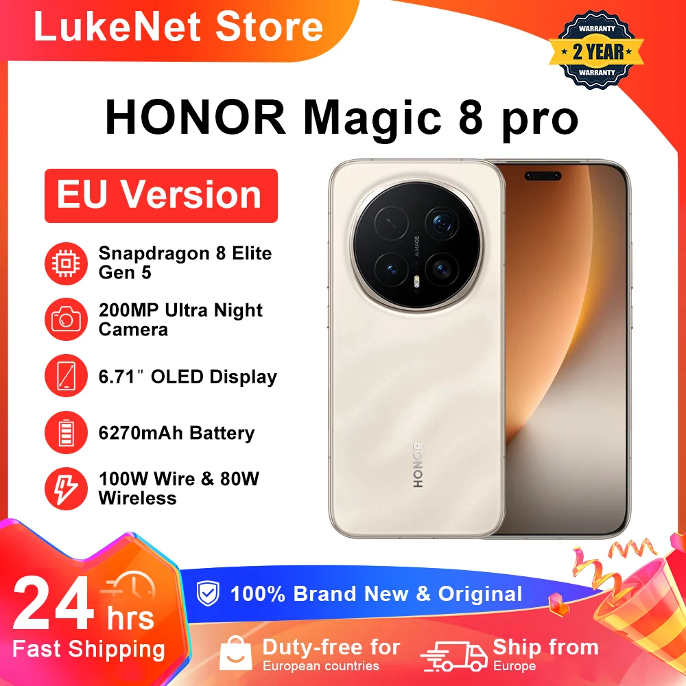 HONOR Magic8 Pro 5G z Snapdragon 8 Elite Gen 5 i aparatem 200 MP
