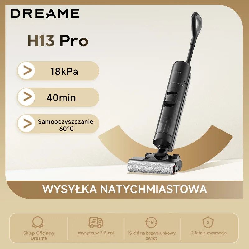Dreame H13 Pro 18000Pa z myciem i samoczyszczeniem
