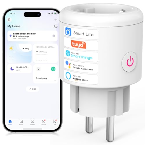 SURFOU Mini Smart Plug – inteligentne gniazdko WiFi 16A z pomiarem energii