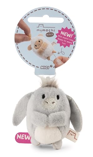 NICI mymochi minis Earl – pluszowy osiołek z pętelką, 5 cm