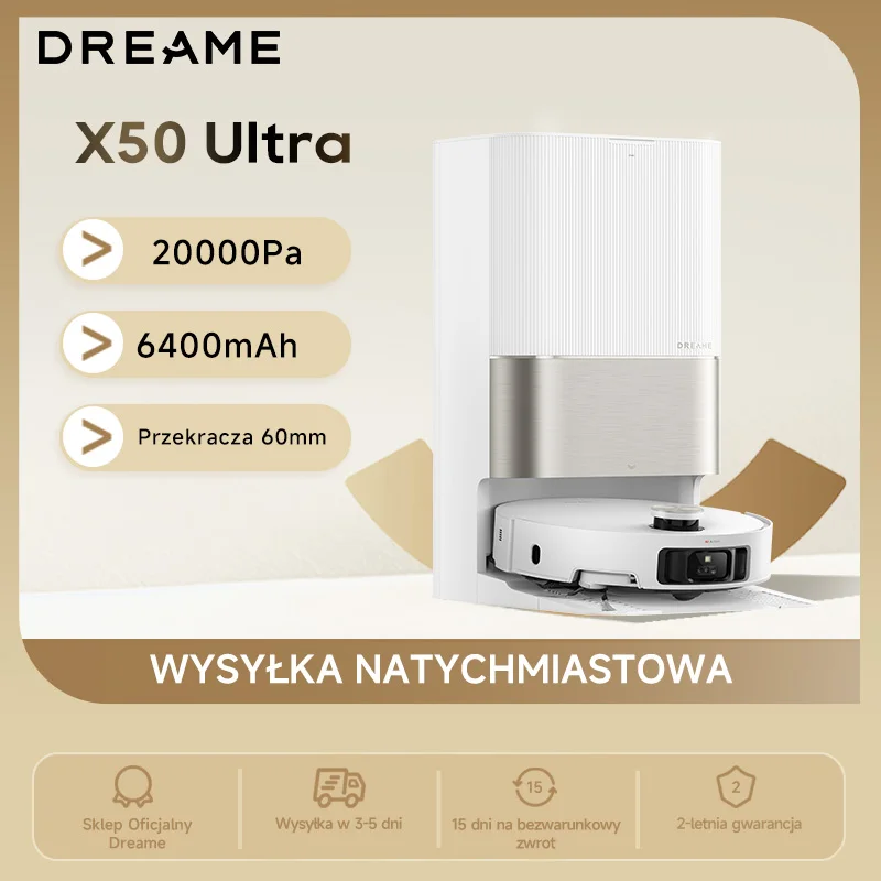 Robot sprzątający Dreame X50 Ultra 🔥 – 2344 zł