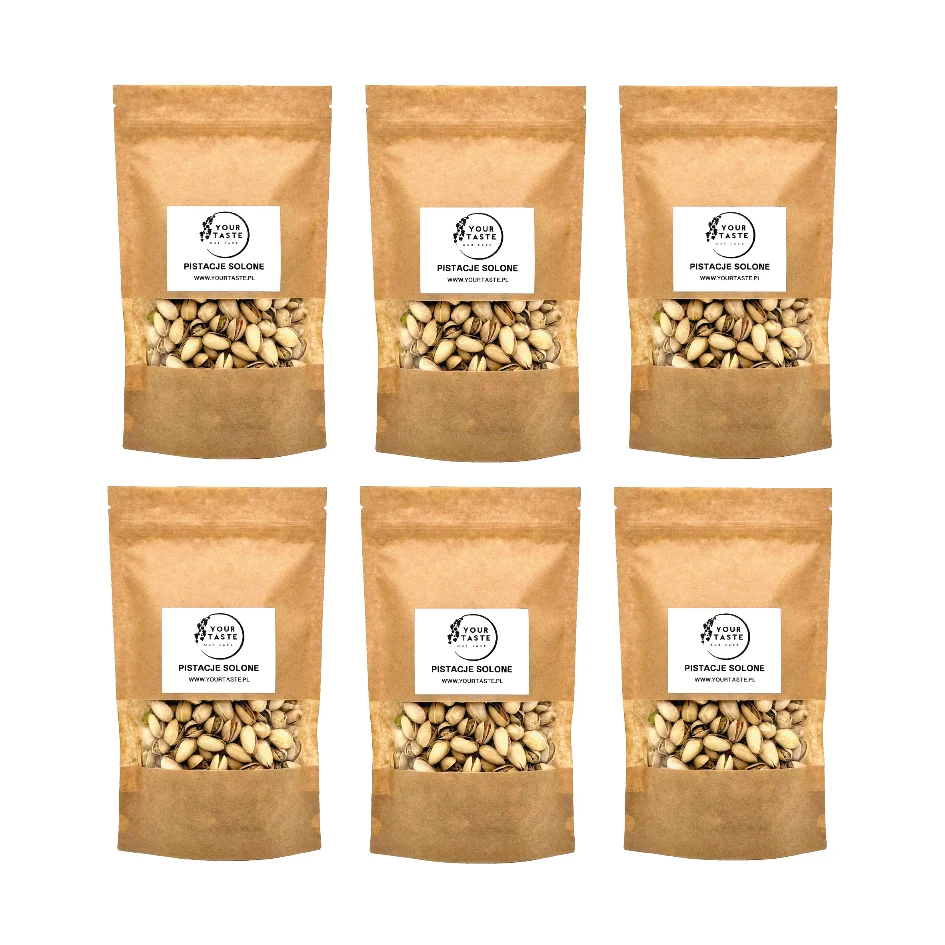 Your Taste pistacje solone prażone 6 × 500 g – zestaw 3 kg
