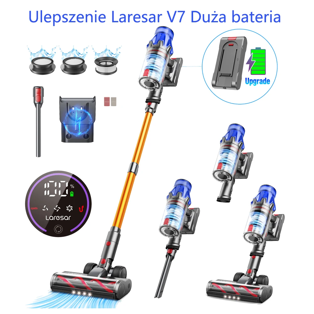 Laresar V7S - 90 minut pracy na baterii! 🙂