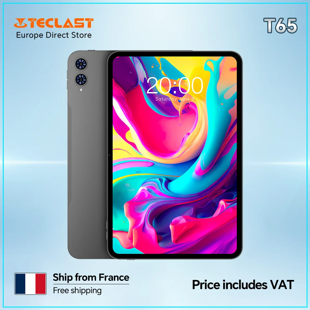 Teclast T65 tablet 13,4" 120 Hz 6/128 GB z 4G LTE