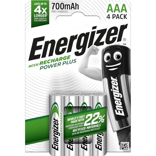 Energizer Recharge Power Plus akumulatorki AAA 700 mAh 4 szt.