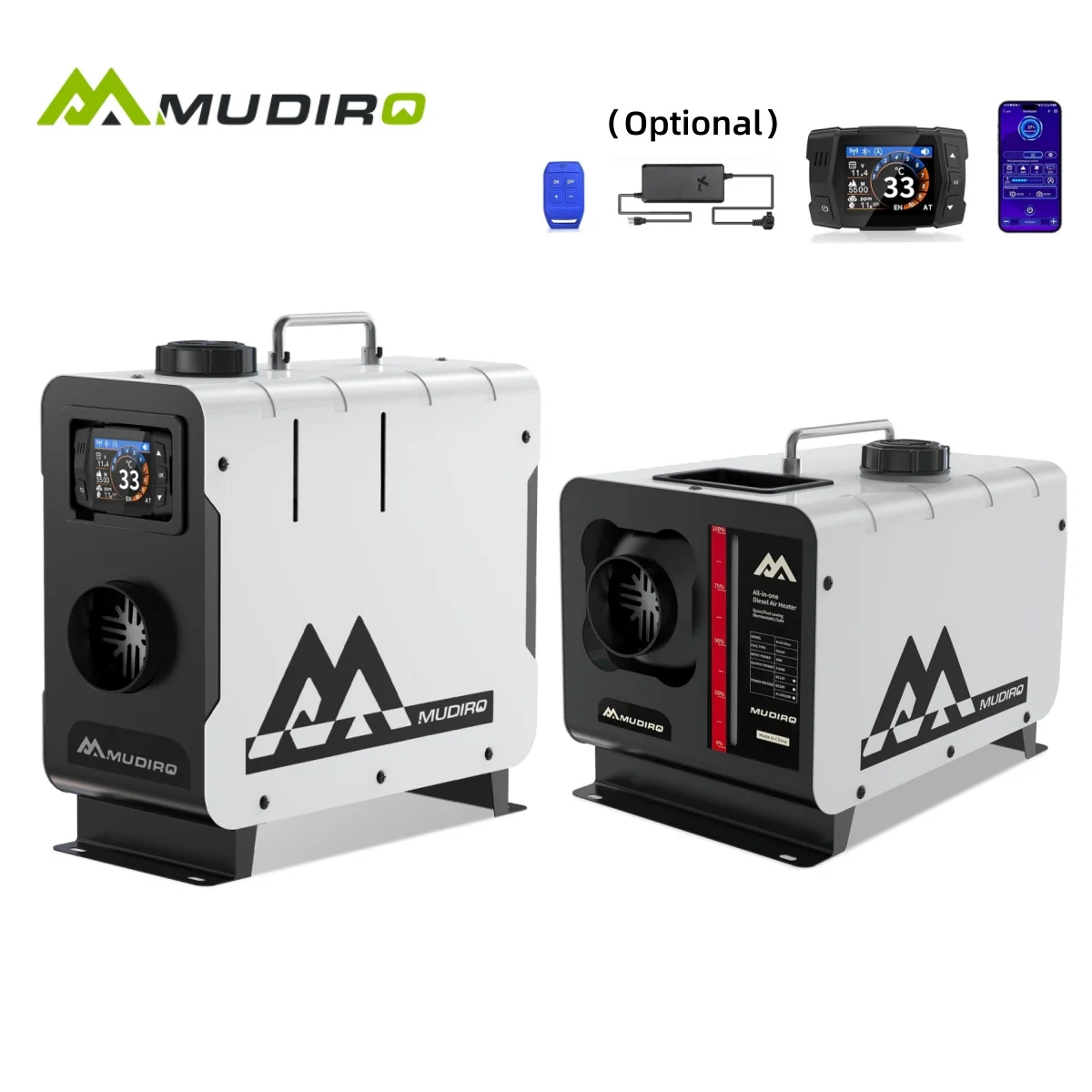 MUDIRO M-5S EVO-H nagrzewnica diesla z Bluetooth i sterowaniem zdalnym