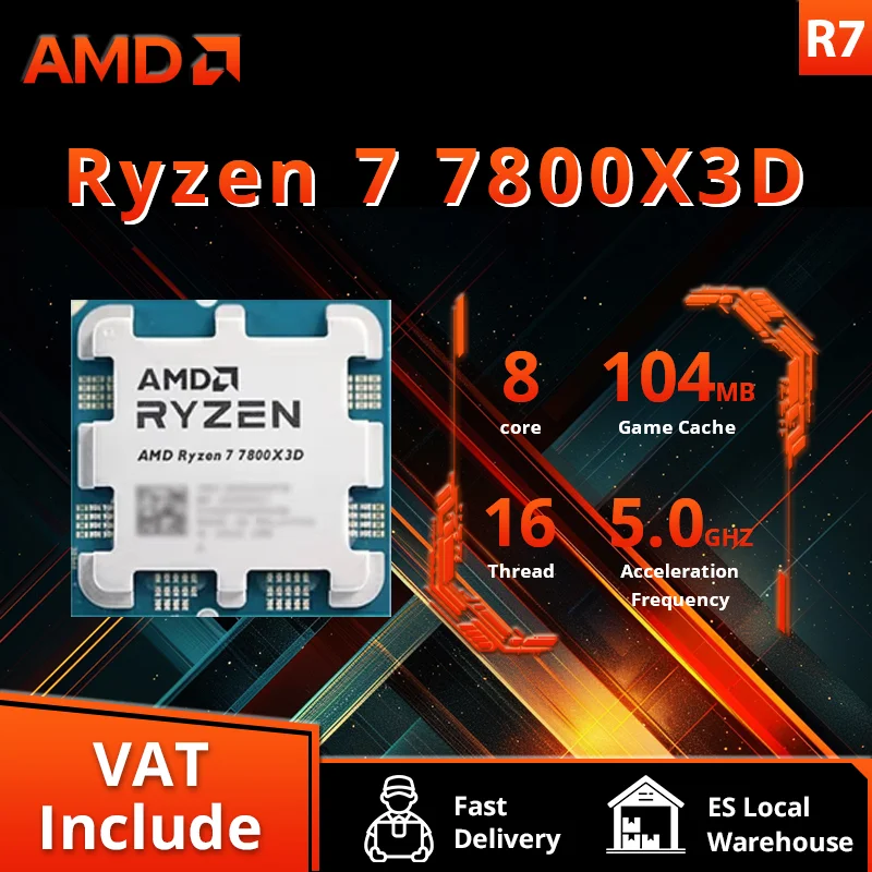 Procesor AMD Ryzen 7 7800X3D
