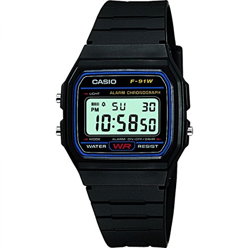 Casio F-91W klasyczny zegarek cyfrowy