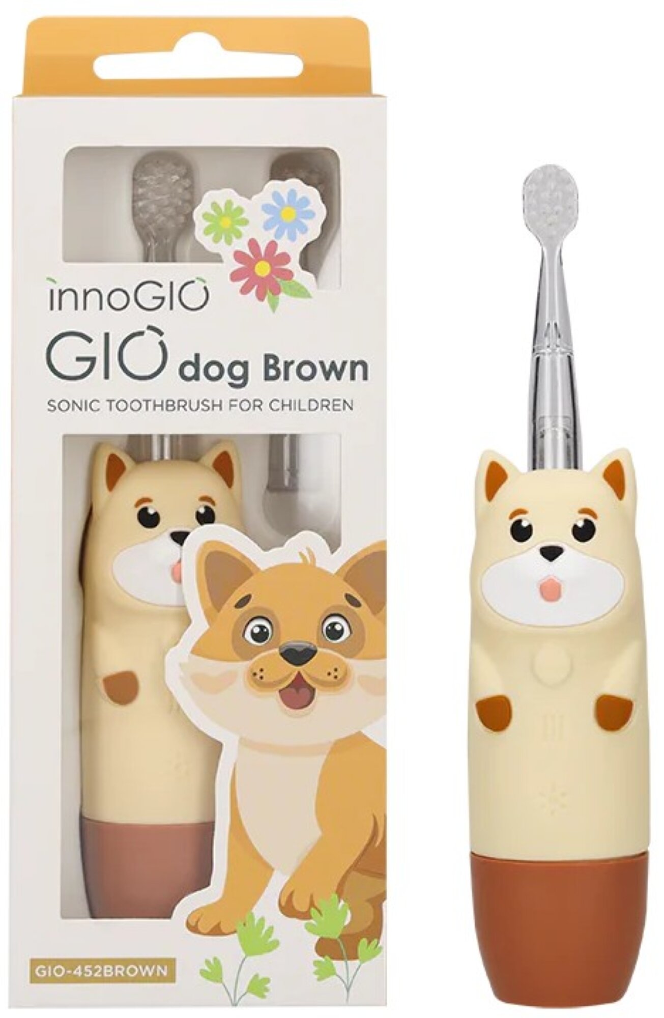 InnoGIO GIOdog GIO-452 szczoteczka soniczna dla dzieci 20 000 ruchów/min