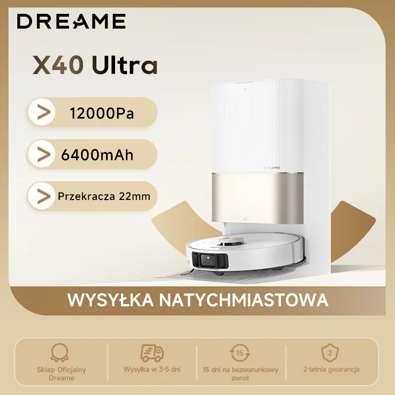 Robot sprzątający Dreame X40 Ultra - bardzo dobra cena! 🔥