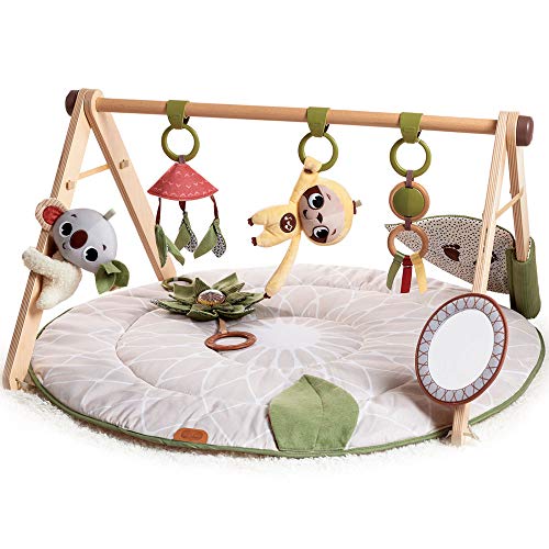 Tiny Love Boho Chic Gymini – mata edukacyjna z drewnianym łukiem